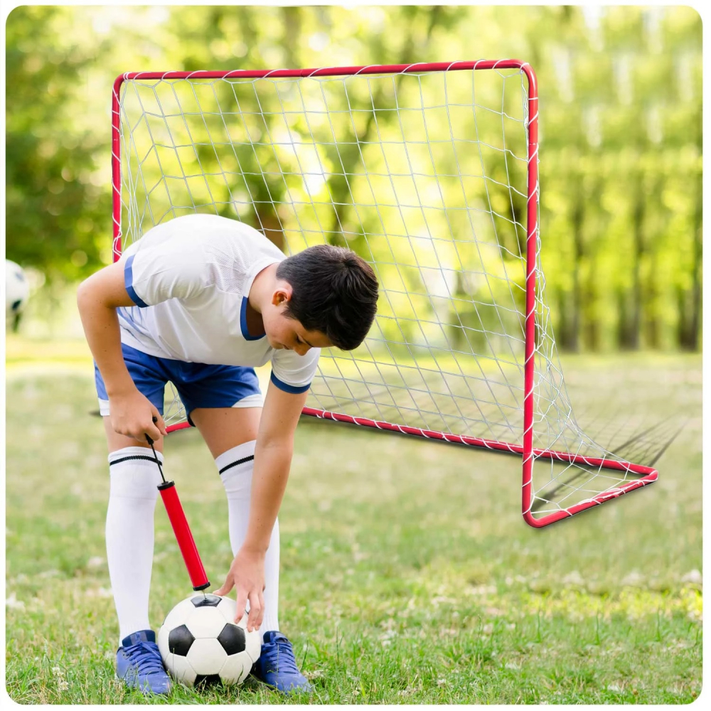 Poarta Fotbal Neo-Sport, Otel, 183x122 cm - imagine 5
