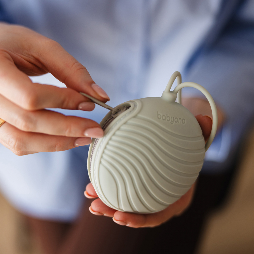 Husa Silicon Babyono pentru Suzetă - Igienică - imagine 3