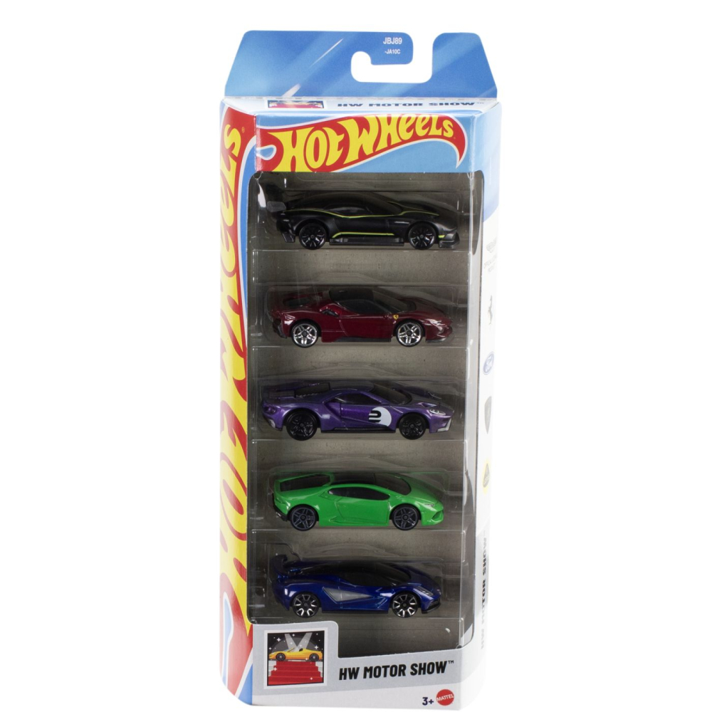 Set 5 Masini Hot Wheels Mattel HW Motor Show