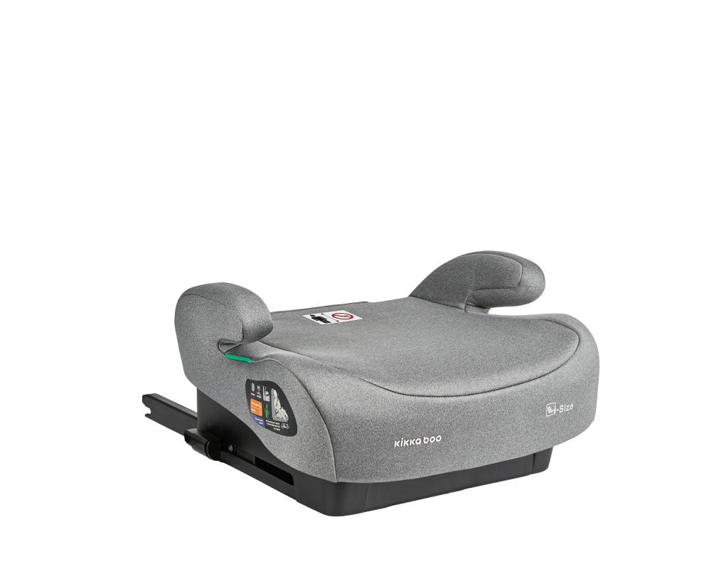 KikkaBoo i-Boost Inaltator Auto cu Isofix Gri