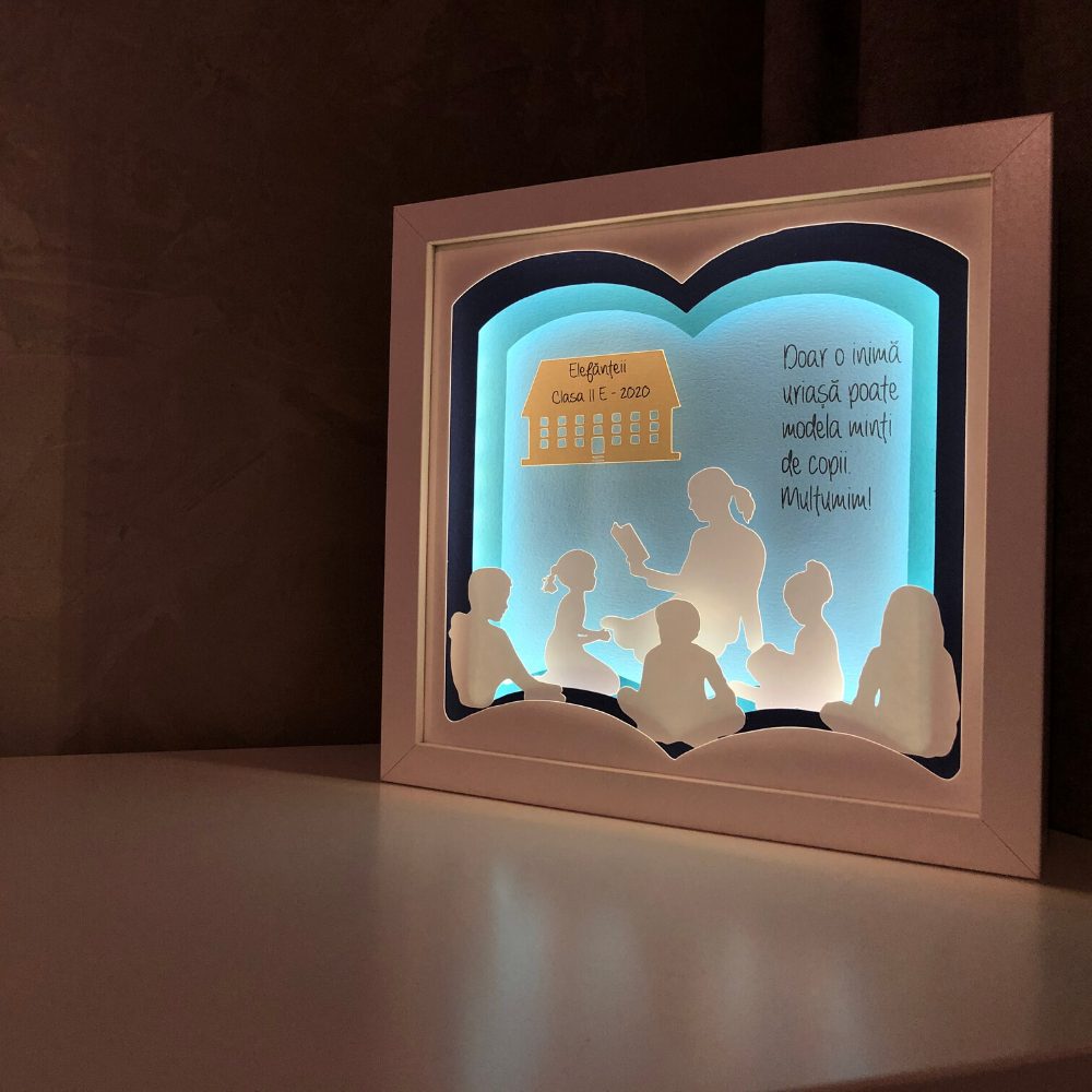 Tablou Luminos Noorhandmade pentru Învățătoare