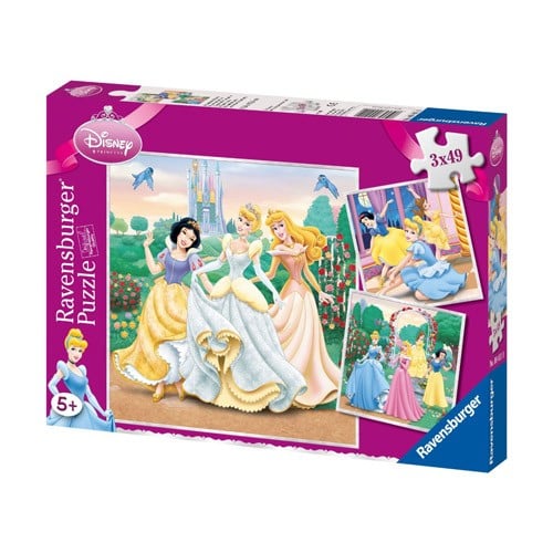 Puzzle Ravensburger Printesele Disney 3x49 Piese