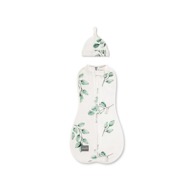Sac Swaddle Nor Pufos pentru Nou Nascut + Caciulita - imagine 5