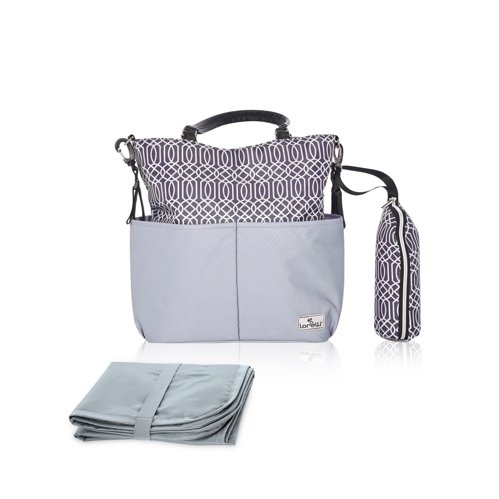 Geanta Accesorii Bebe Laura Grey Lorelli, Compartimentata