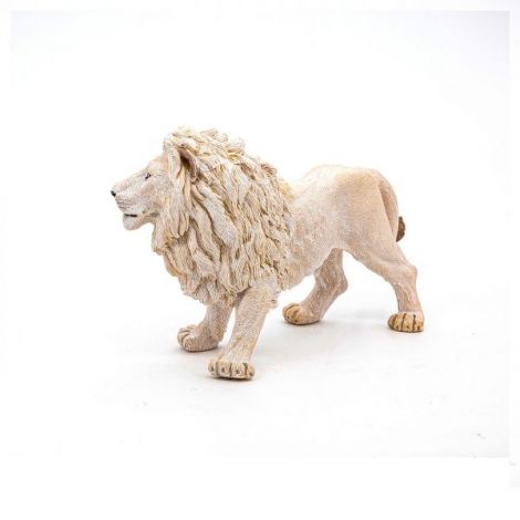 Papo Leu Alb Figurina Realistă - imagine 6
