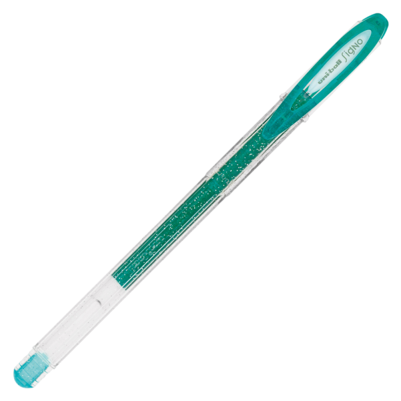 Pix Uni-ball Sparkling UM-120SP, Verde Sclipici, 0.7mm