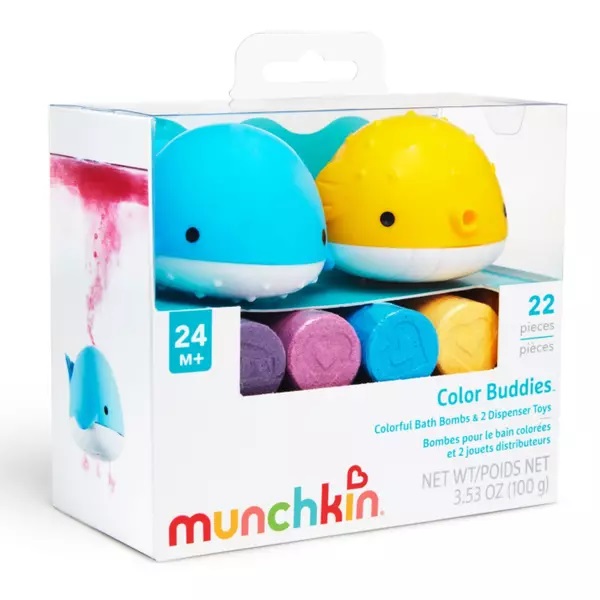 Munchkin Colour Buddies Set Dispensere + 20 Tablete - imagine 4