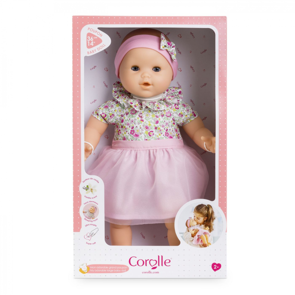 Papusa Corolle Grand Poupon 36cm, Ingrijire si Joc