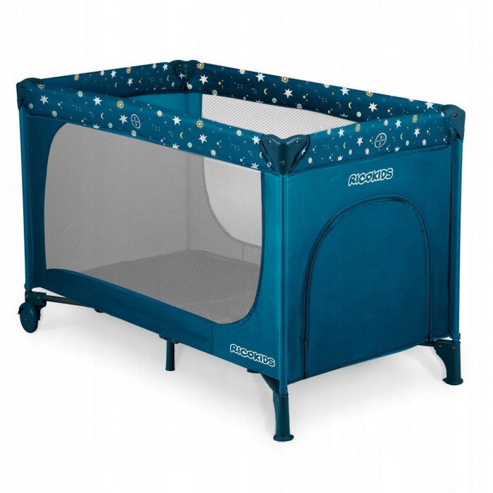 Patut Pliabil Ricokids cu Roti - Confort Siguranta - imagine 10
