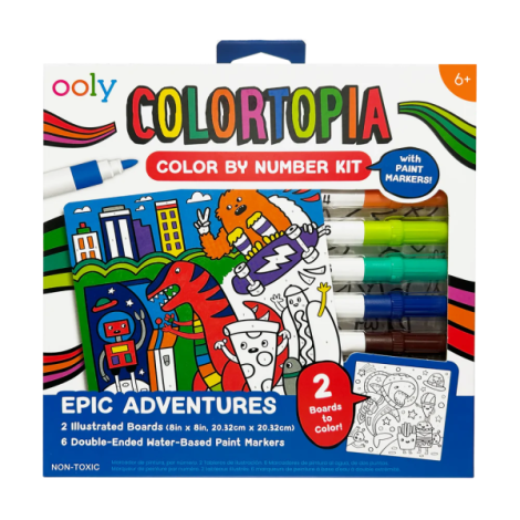 Ooly Aventuri Epice - Set Pictura dupa Numere