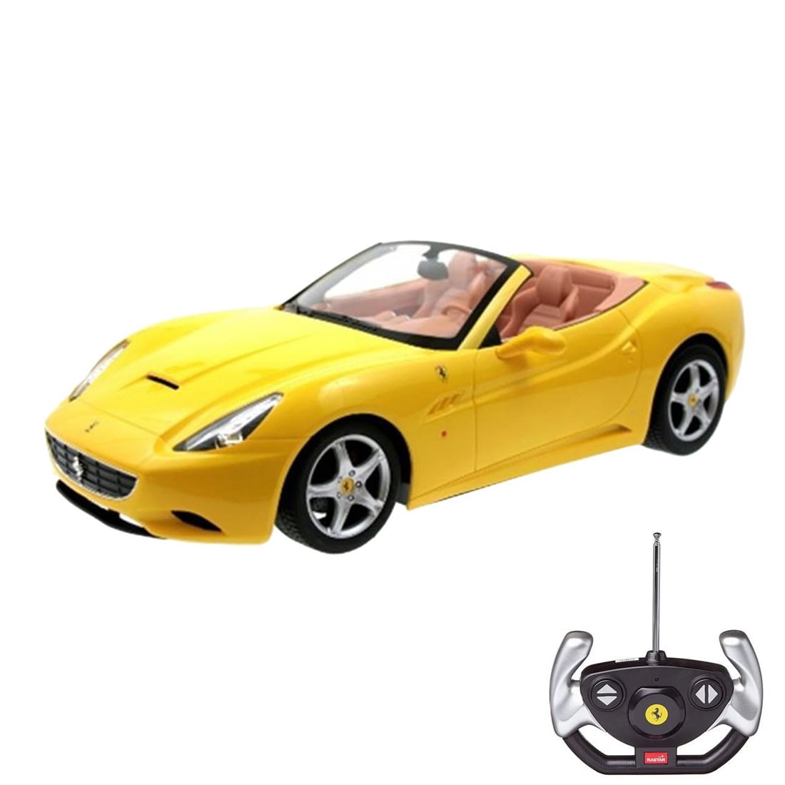 Masina Telecomanda Rastar Ferrari 1:12 Galben