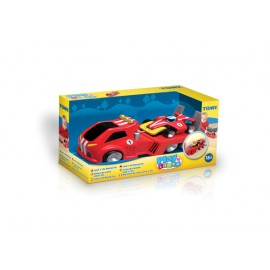 Masinuta de curse Tomy cu remorca, jucarie interactiva - imagine 4