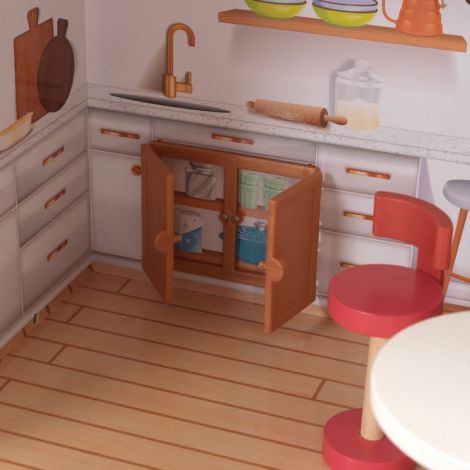 Căsuță Păpuși Rowan Kidkraft cu Mobilier - imagine 12