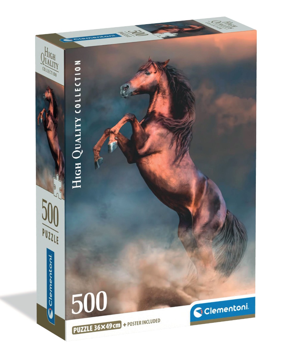 Puzzle Clementoni Cal Sălbatic 500 piese