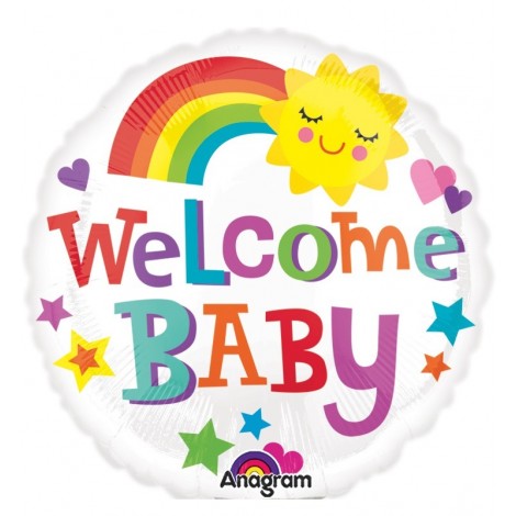 Balon Welcome Baby 23 cm Amscan