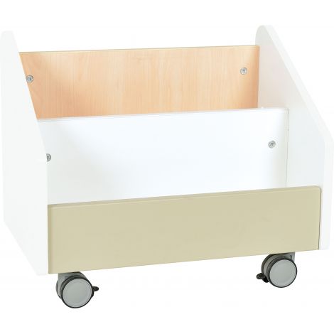 Cutie Quadro Alb pe Roti | Moje Bambino