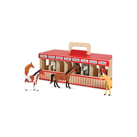 Grajd Portabil 8 Cai Melissa & Doug - imagine 9