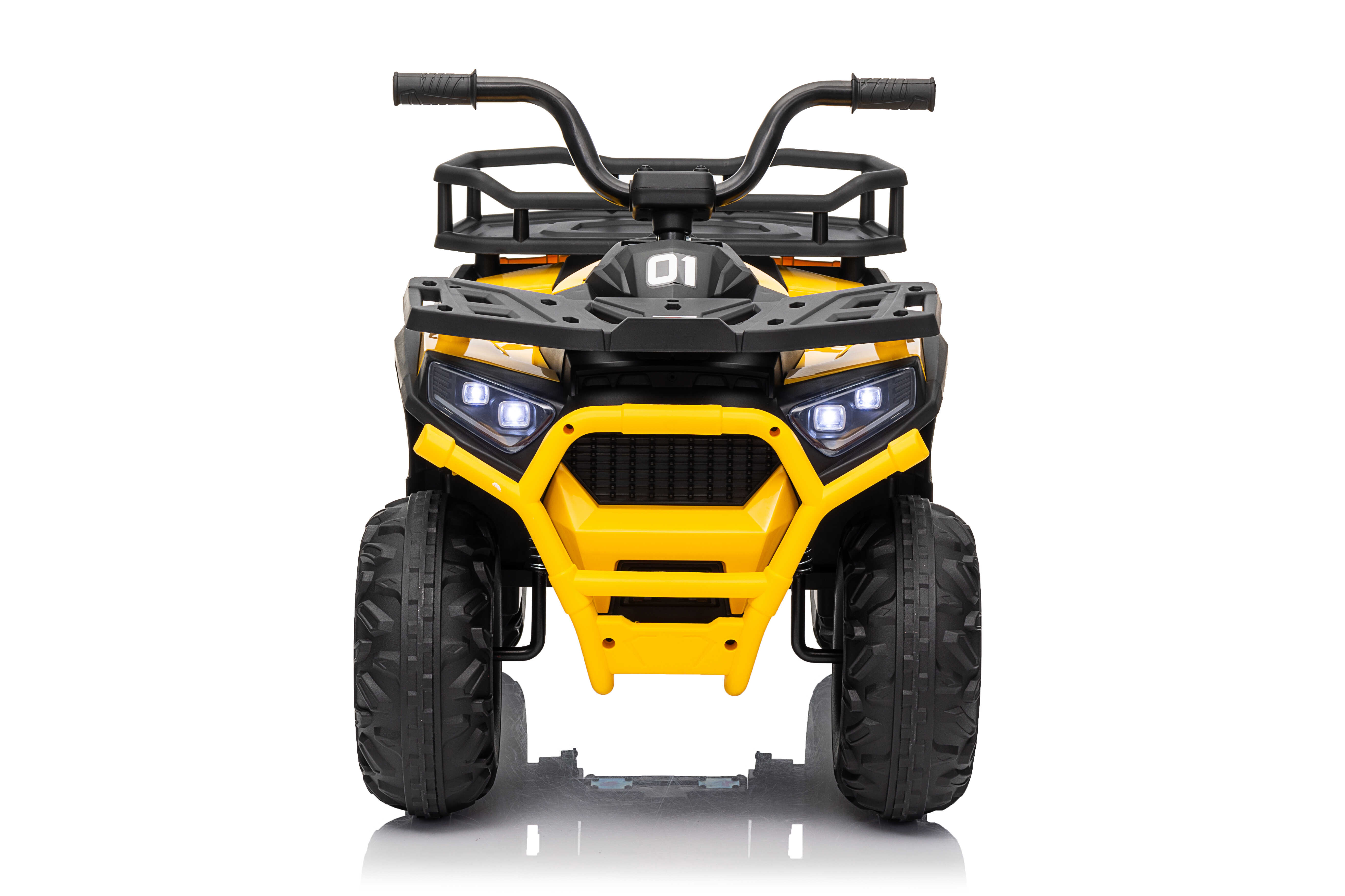 ATV electric pentru copii Mini Desert 12V 4x4 Galben, telecomanda parentala, Bluetooth - Autokids.ro - imagine 4