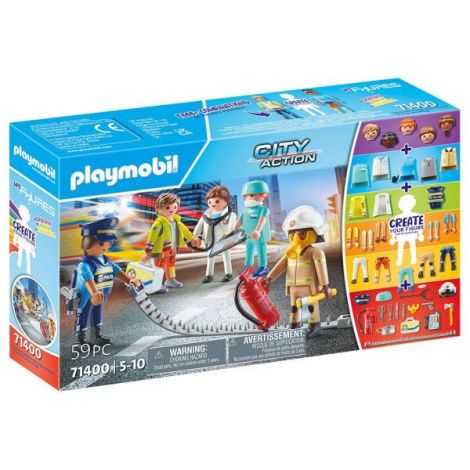 Playmobil Creeaza Figurina Echipa Salvare, Personalizabila