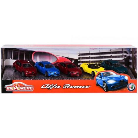Set Majorette Alfa Romeo 5 Mașinuțe Metalice - imagine 8