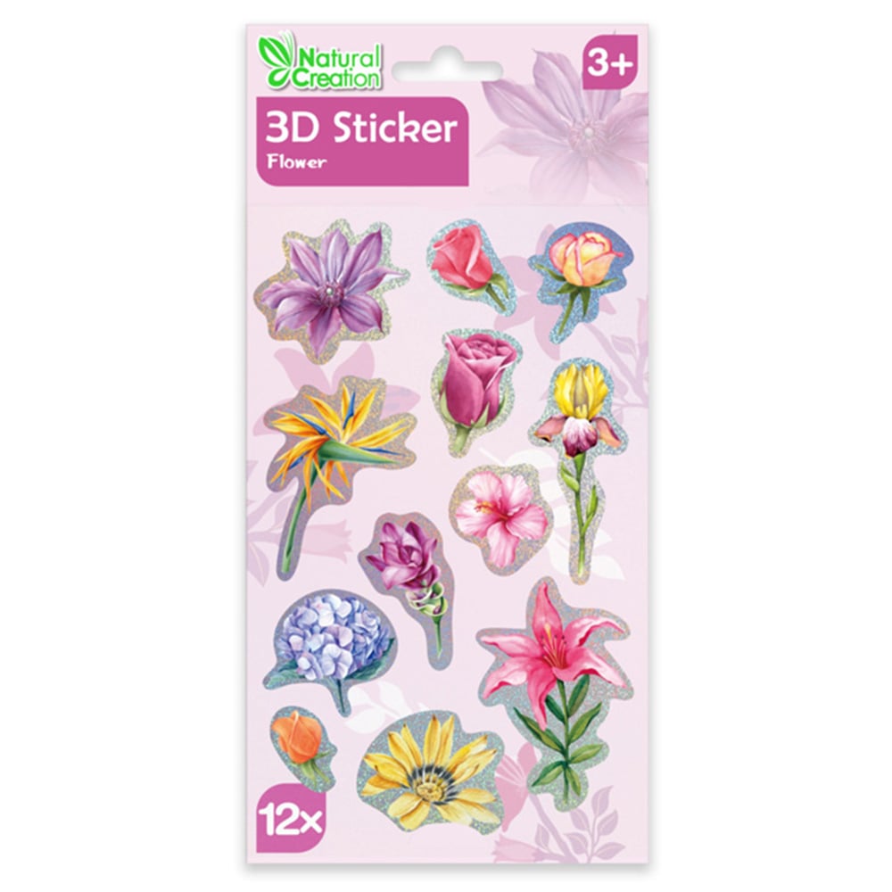 Abtibilduri 3D Flori Avenir | Creativitate Naturală