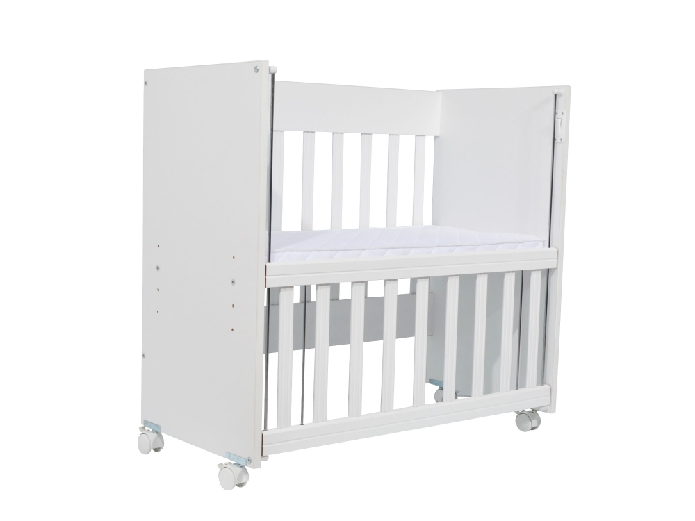 Patut Mini Cot White, Laterala Culisanta - imagine 6
