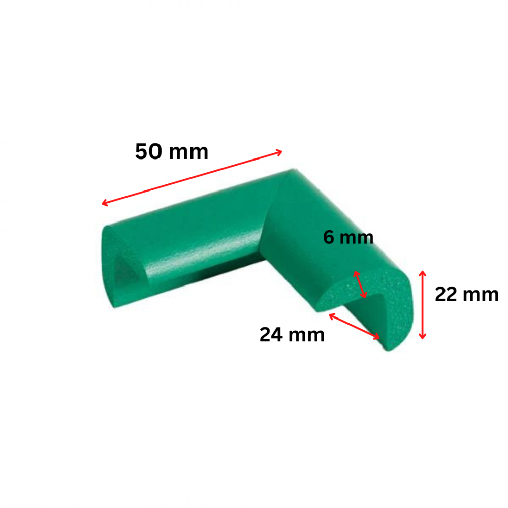 Car Boy Safety Set 4 Protectii Colt Verde Copii - imagine 2