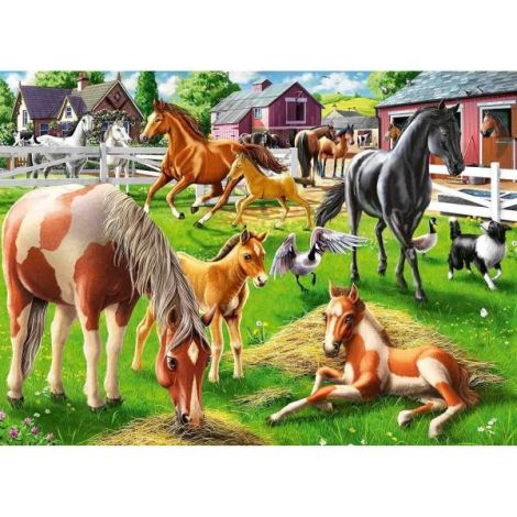 Puzzle Cai Ravensburger 60 piese Educativ