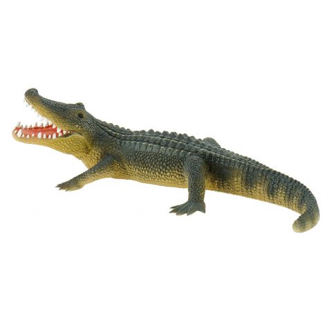Figurină Aligator Bullyland 19 cm, gură mobilă
