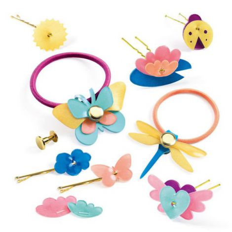 Set Creativ Djeco Accesorii Păr DIY - imagine 2