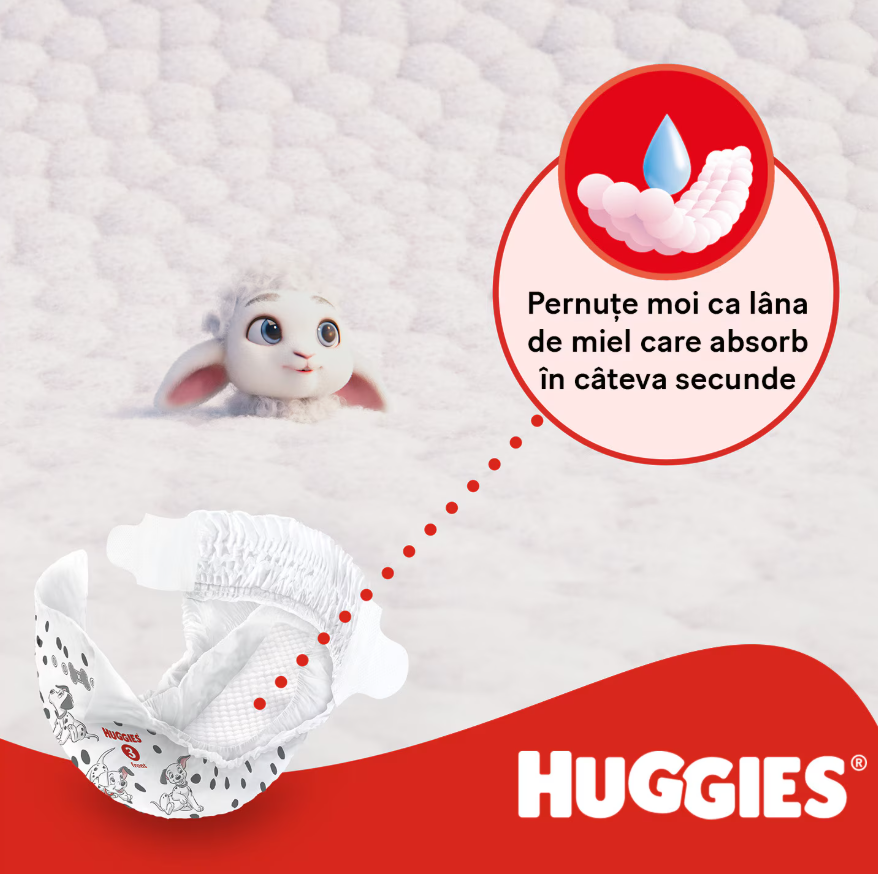 Scutece Huggies Ultra Comfort Mega Pack 116buc - imagine 3
