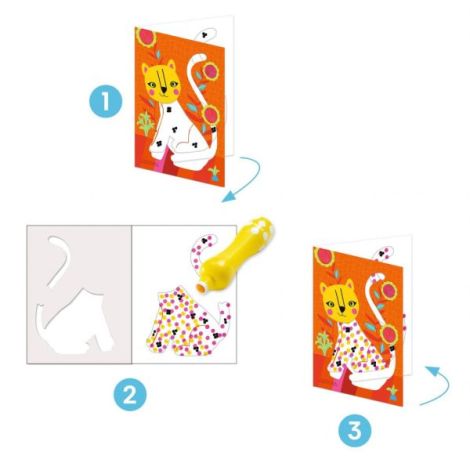 Djeco Doar Puncte - Joc Pictat Creativ Copii - imagine 3