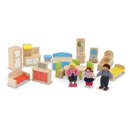 Casută Papusi din Lemn Melissa & Doug, 4 Nivele - imagine 3