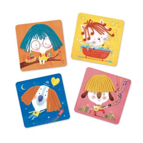 Joc Coafuri Trasnite Djeco Creativ 3-6 ani - imagine 5