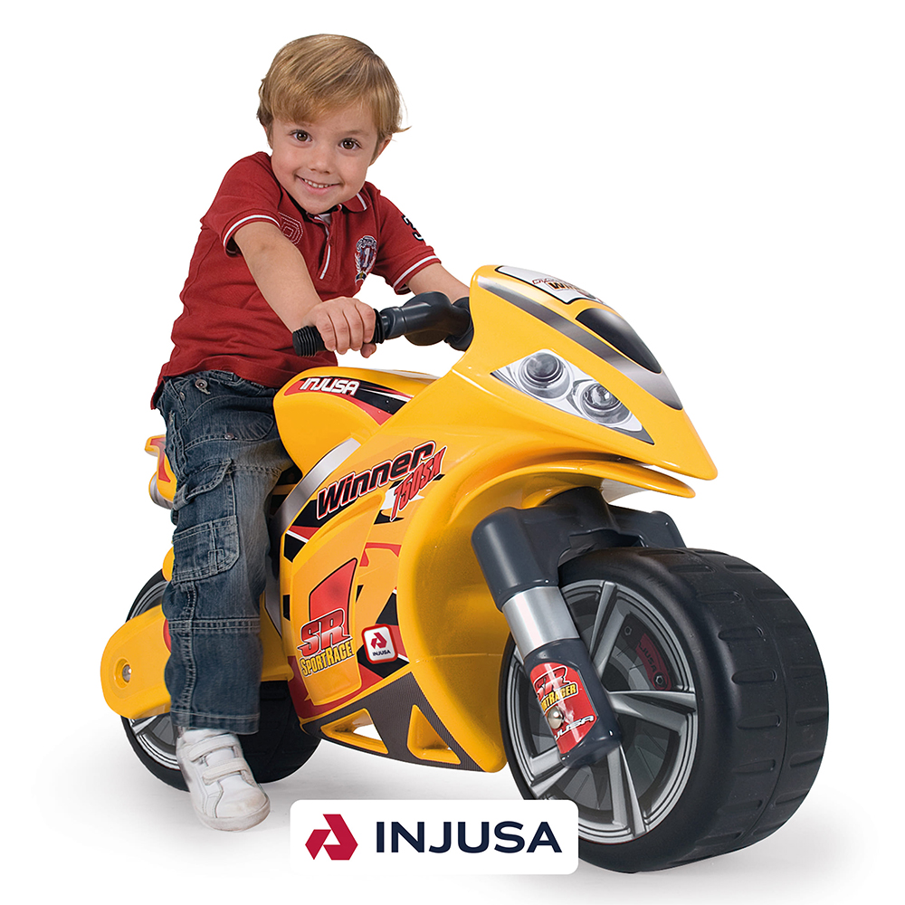 Injusa Moto Winner Galben 3+ | Motocicleta copii - imagine 6