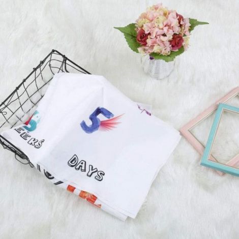Paturica Milestone Inima Drool | Evoluție Bebe - imagine 3