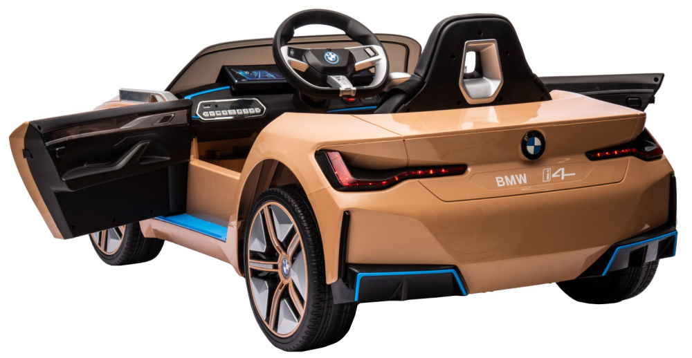 Mașinuță Electrică BMW I4 Brown 12V - imagine 2