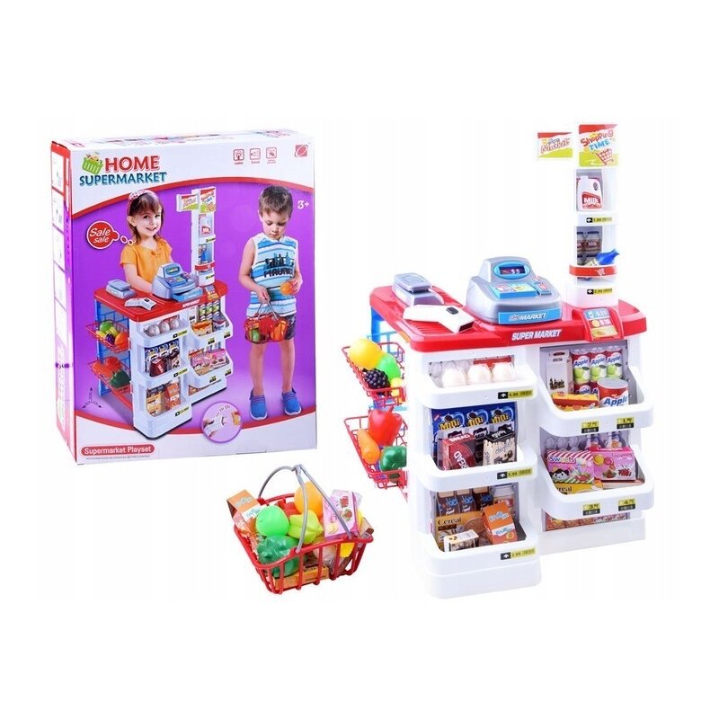 Set Supermarket Jokomisiada cu Casa de Marcat | Joc Educativ
