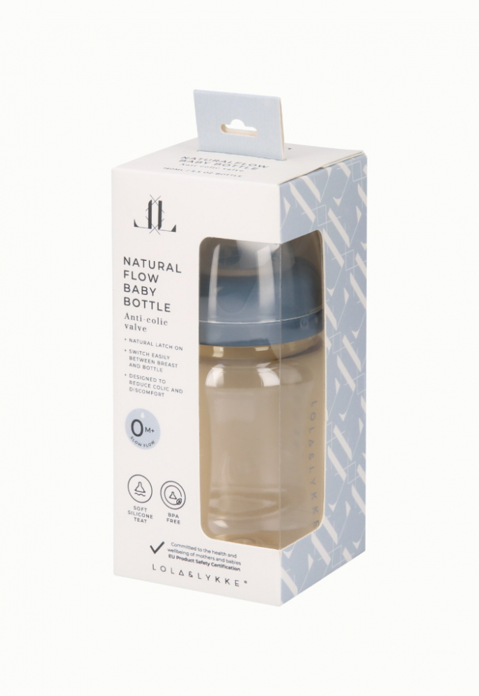 Biberon Lola&lykke NaturalFlow 3 luni+ | Ergonomic