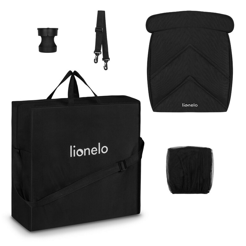 Carucior Sport Lionelo Cloe, Pliabil Compact, Black Onyx - imagine 2