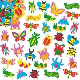 Autocolante Neopren Insecte Baker Ross | Set 100 Buc