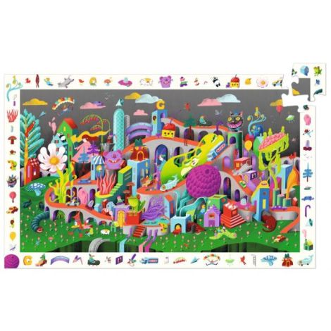 Puzzle Observatie Djeco Nebunia din Oras 200 piese - imagine 4