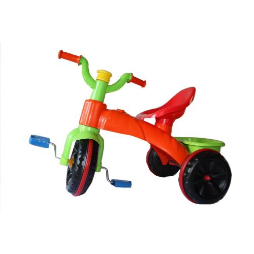 Tricicleta Burak Toys Super Enduro Orange cu Cosulet