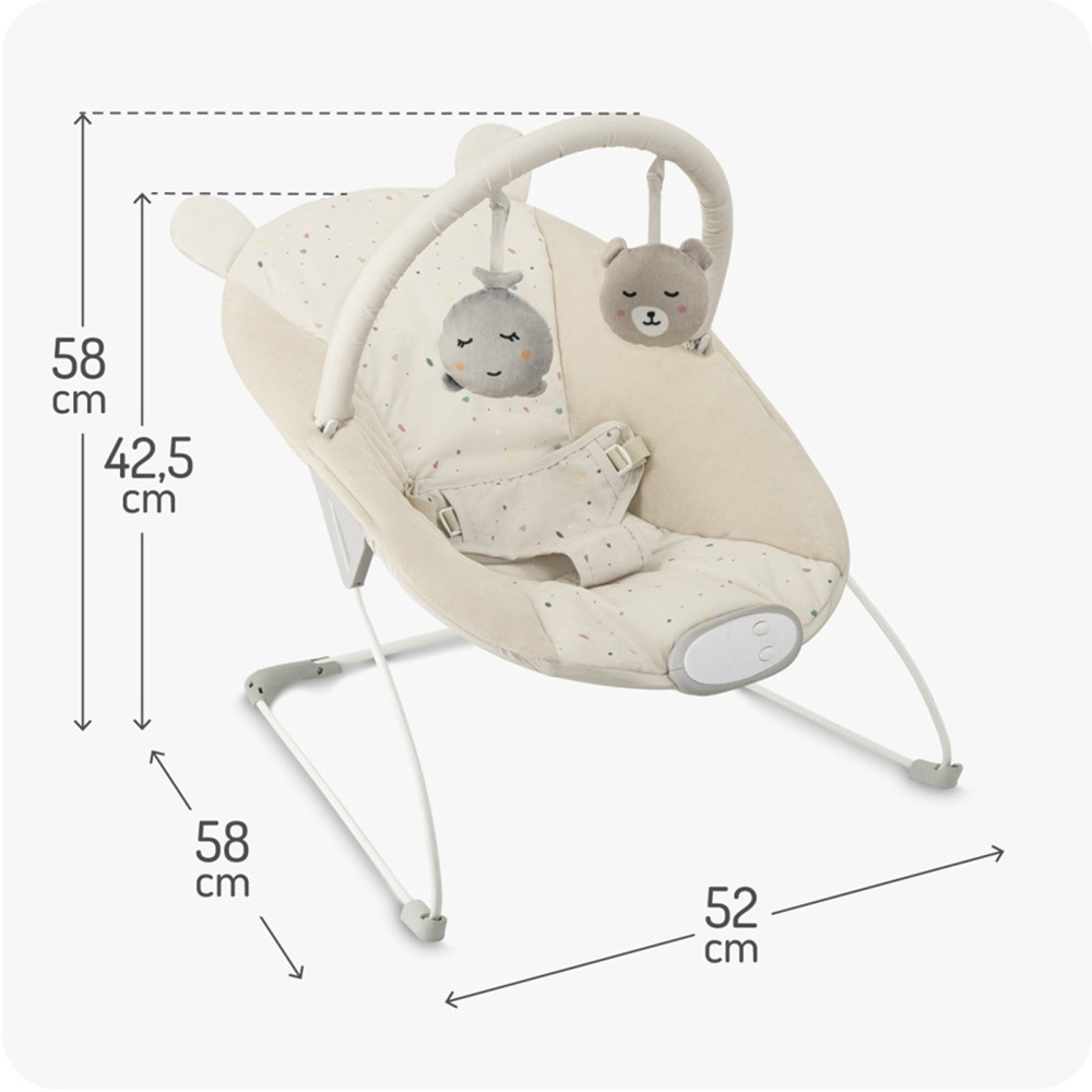 Balansoar Momi Bebelusi Beige - imagine 4