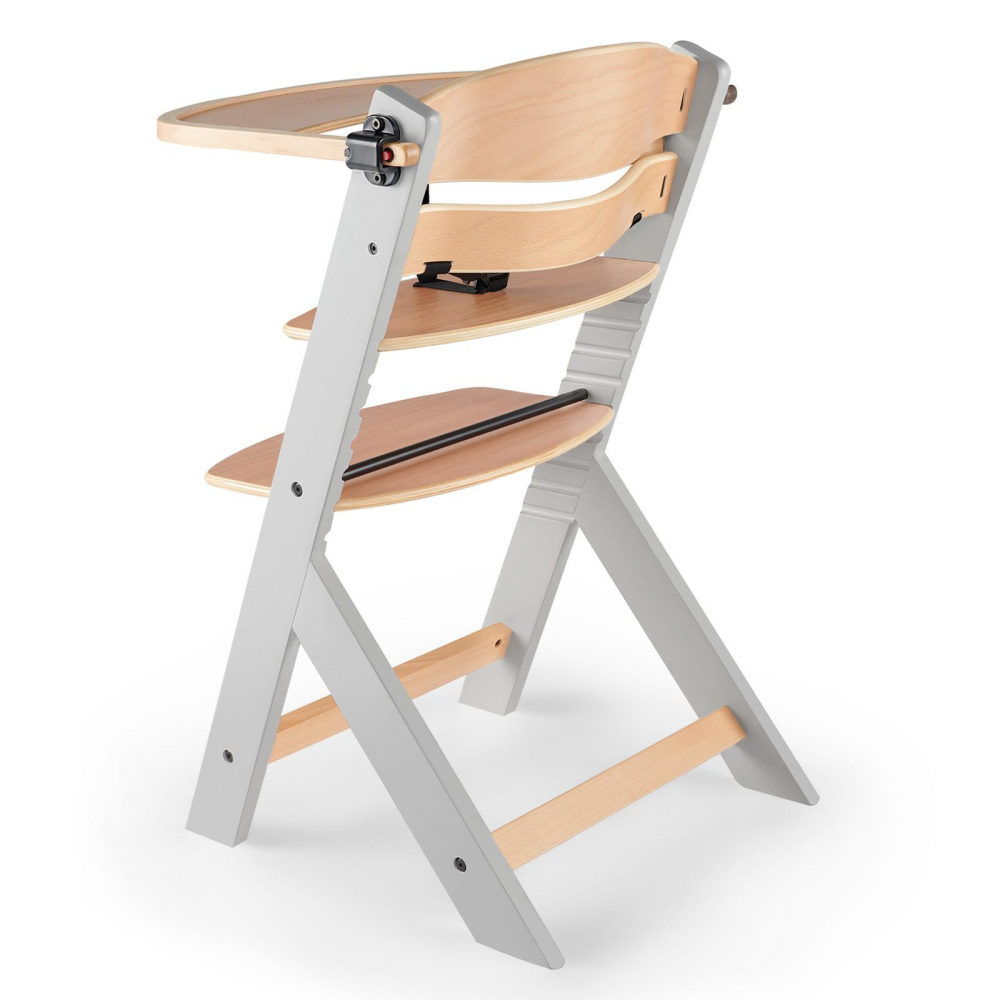Scaun masa Kinderkraft Enock 3-in1 Wood Grey - imagine 6