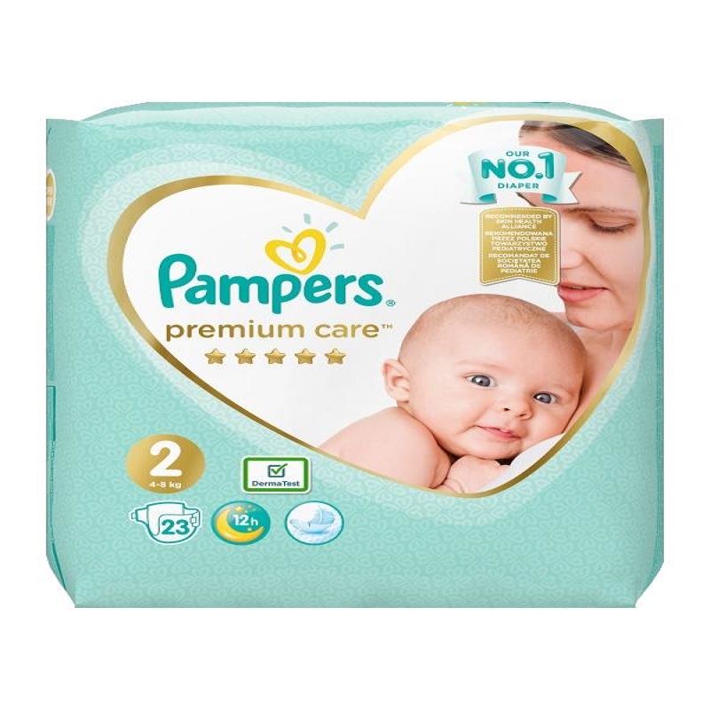 Scutece Pampers Premium Care 2, 23 buc, Moale ca Mătasea - imagine 4