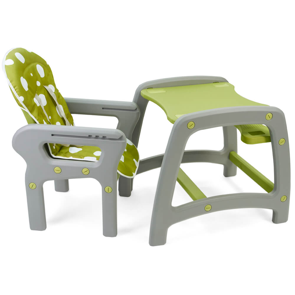 Scaun de masă multifuncțional Kidscare Verde - imagine 2