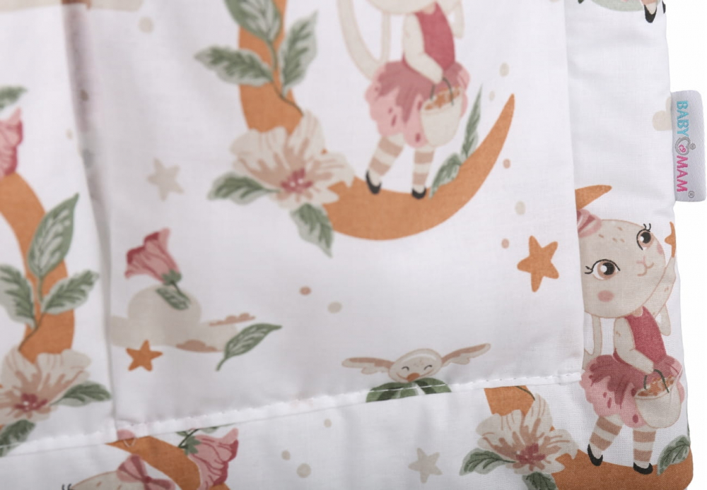 Organizator Patut Babymam Sleepy Rabbit, 6 Buzunare - imagine 3