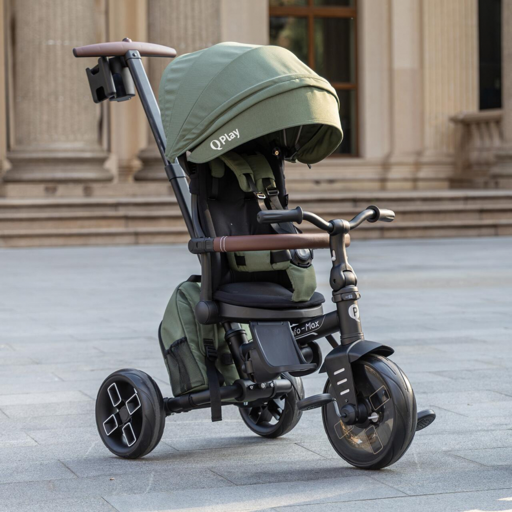 Tricicleta Qplay Comfo Max Pliabilă Verde - imagine 8