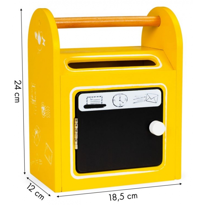 Cutie Scrisori Lemn Ecotoys - Dezvoltă Imaginația - imagine 5